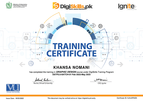 Graphic Design
Certificate