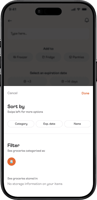Filter by Preferences